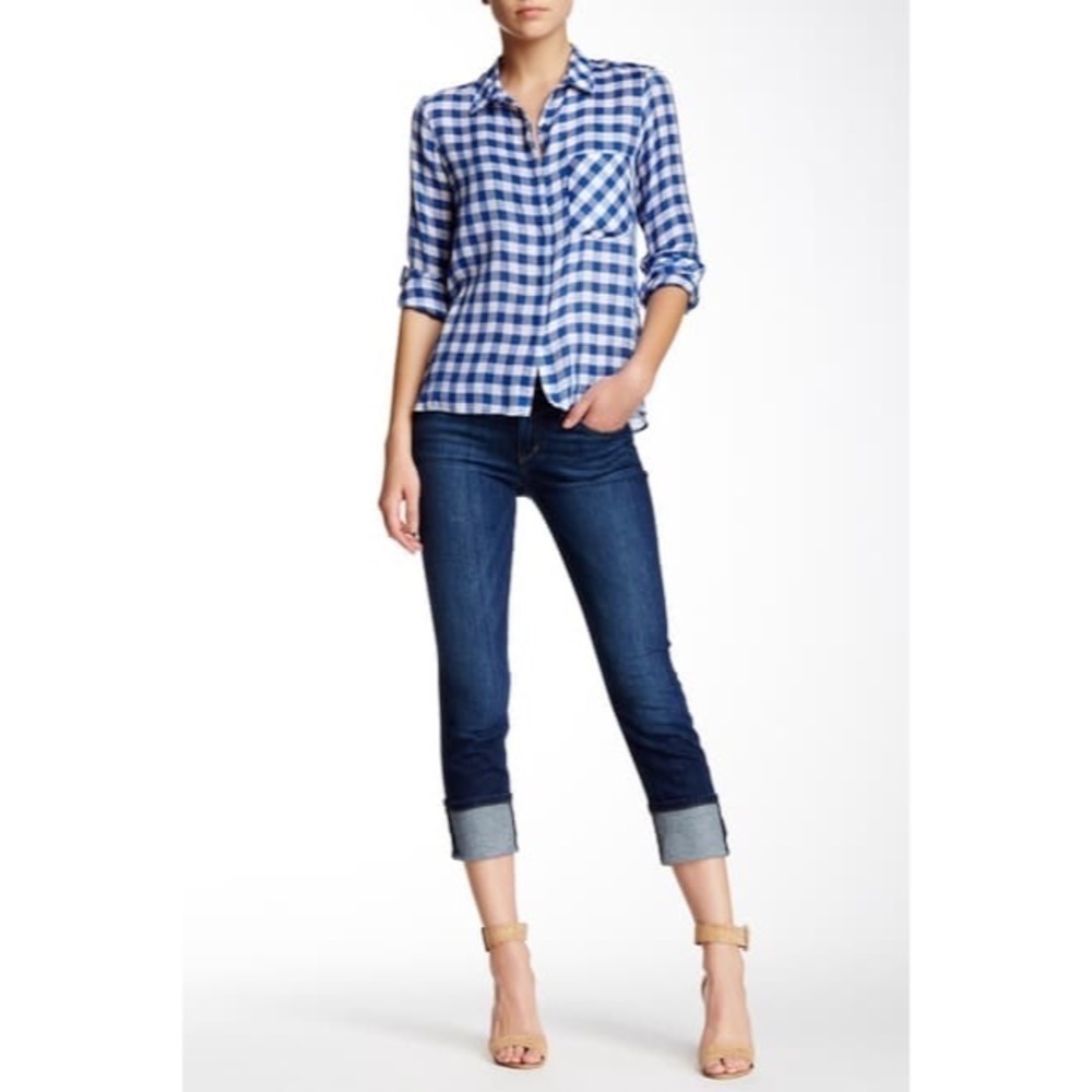 Joe’s Jeans Brilla Cuffed Cropped Jeans in Lexington Size 25 Sz. 0